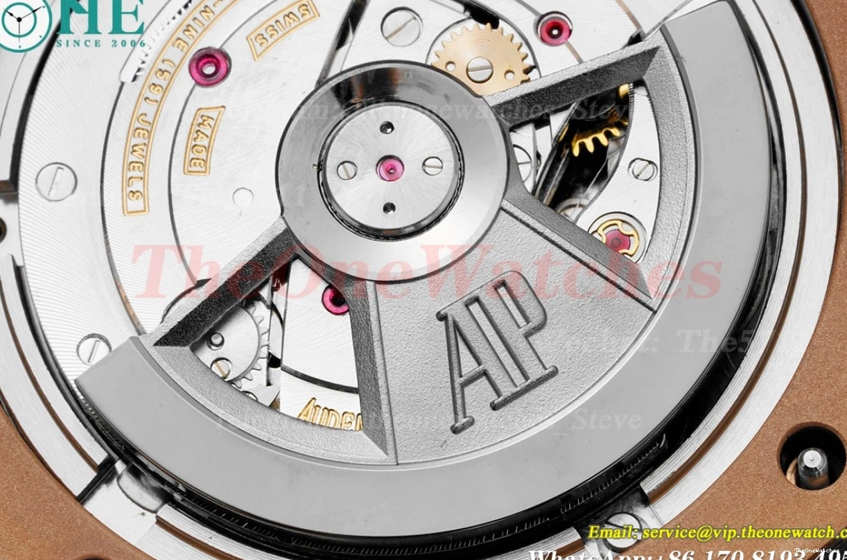 White JJF Royal Offshore 26408 White 44mm RU Oak RG A3126 0316